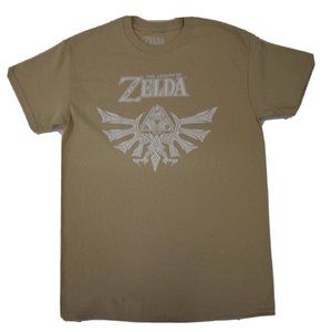 The Legend Of Zelda Mens Beige Shirt New Medium